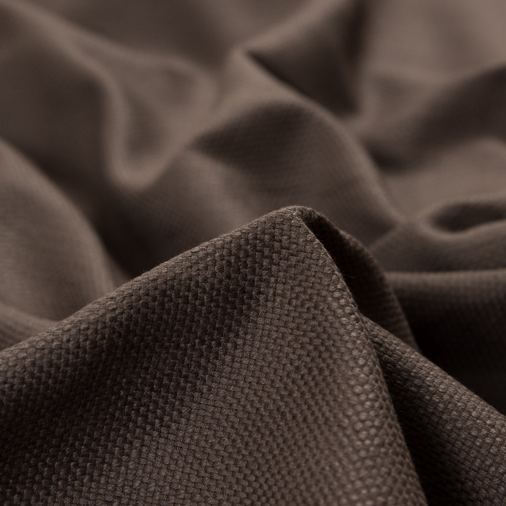 Chocolate Brown Basketwoven Cotton and Polyester Upholstery Fabric - Joann Fabrics