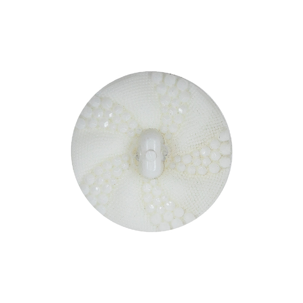 White 2-Sided Bevel Cut Shank Back Plastic Button - 36L/23mm - Joann Fabrics