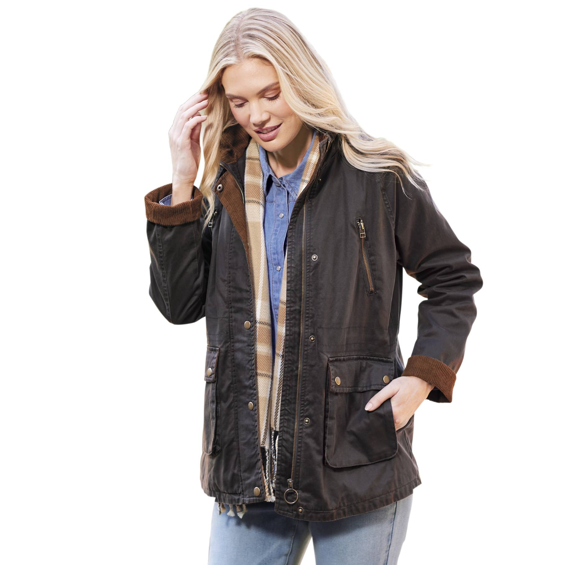 Portland Barn Jacket, Fully Lined with Zip Front and Hideaway Hood - Northstyle Catalog