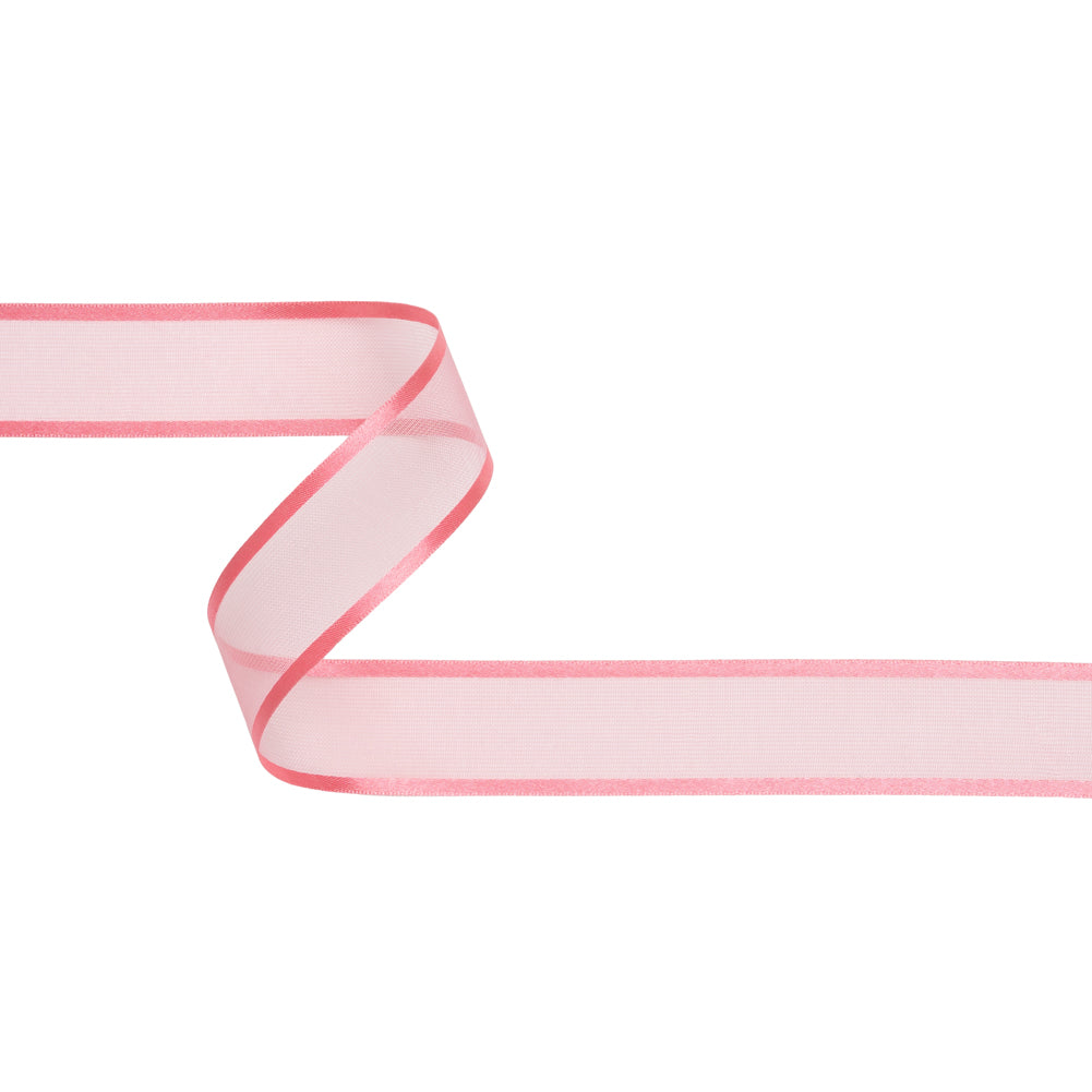 Sheer Ribbon with Double Faced Satin Edges - 1