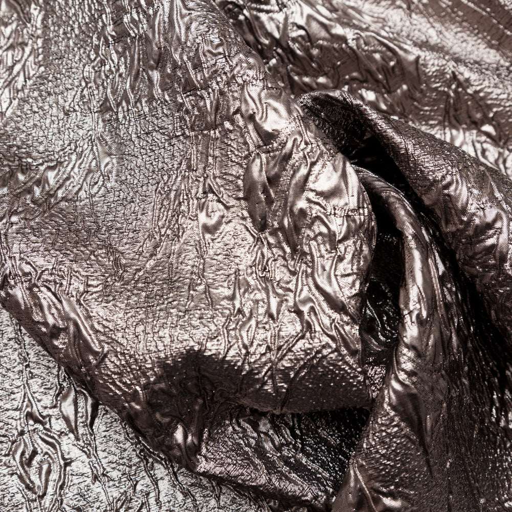 Metallic Cinder Crinkled Luxury Brocade - Joann Fabrics