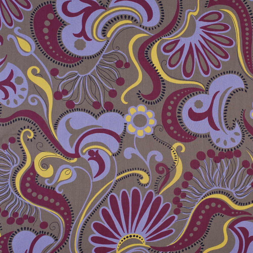 Multicolor Bold Floral Silk Chiffon - Joann Fabrics