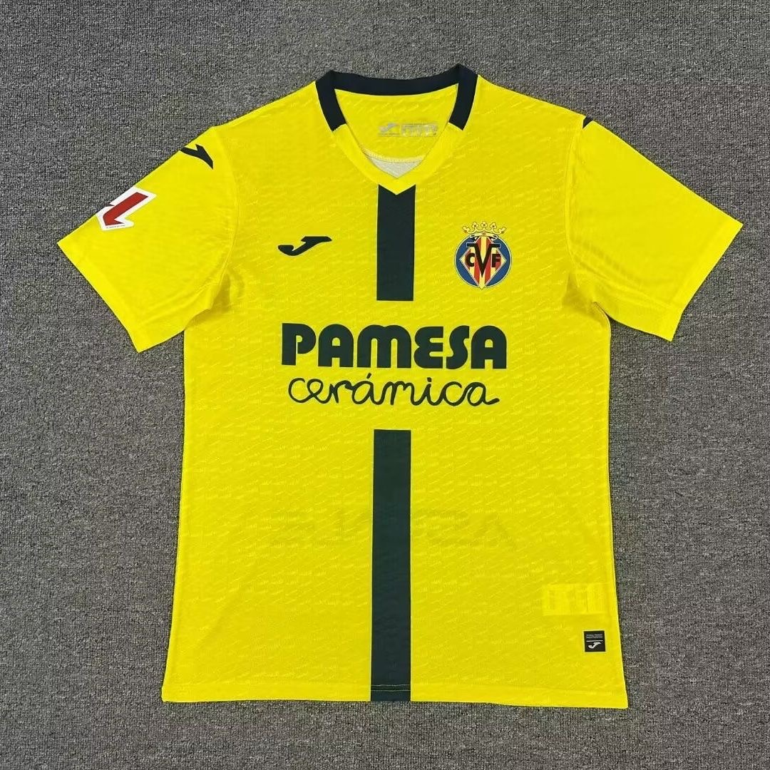 2025/2026 Villarreal Home Football Shirt 1:1 Thai Quality
