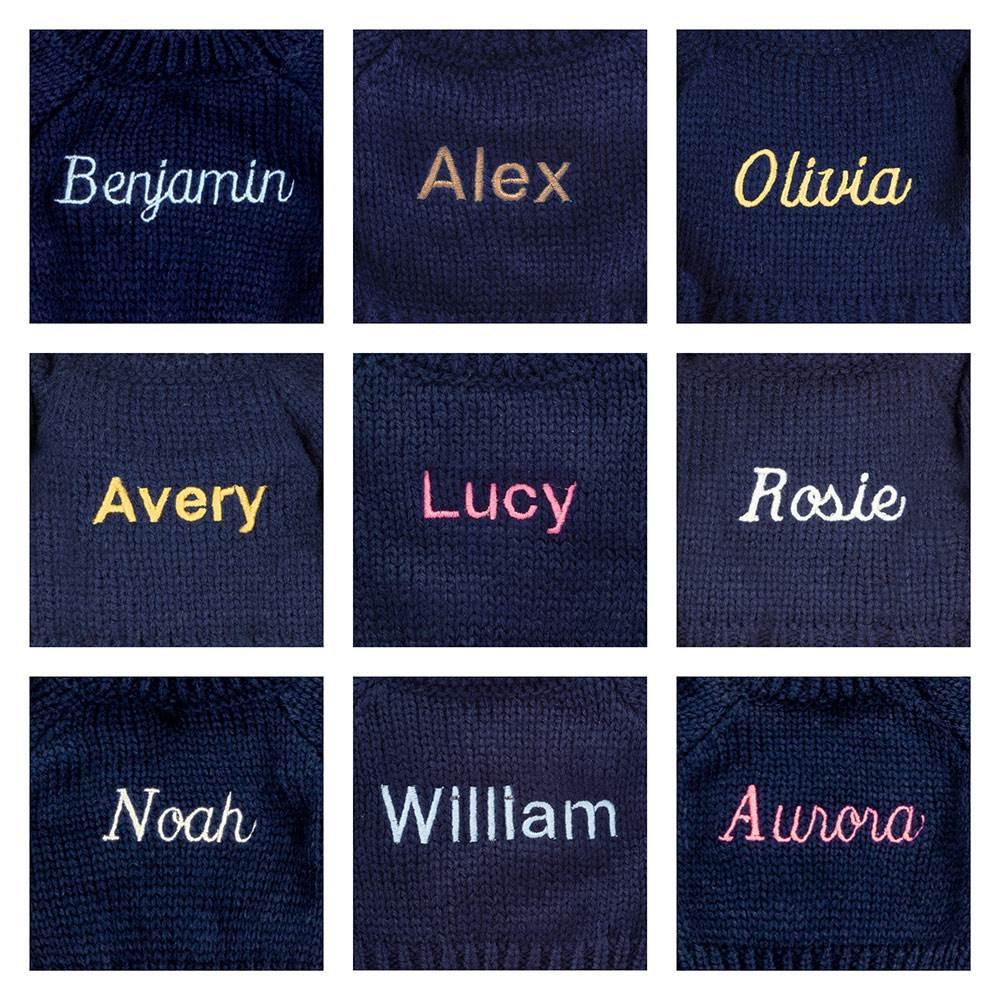 Bashful Luxe Bunny Luna with Personalized Navy Jumper