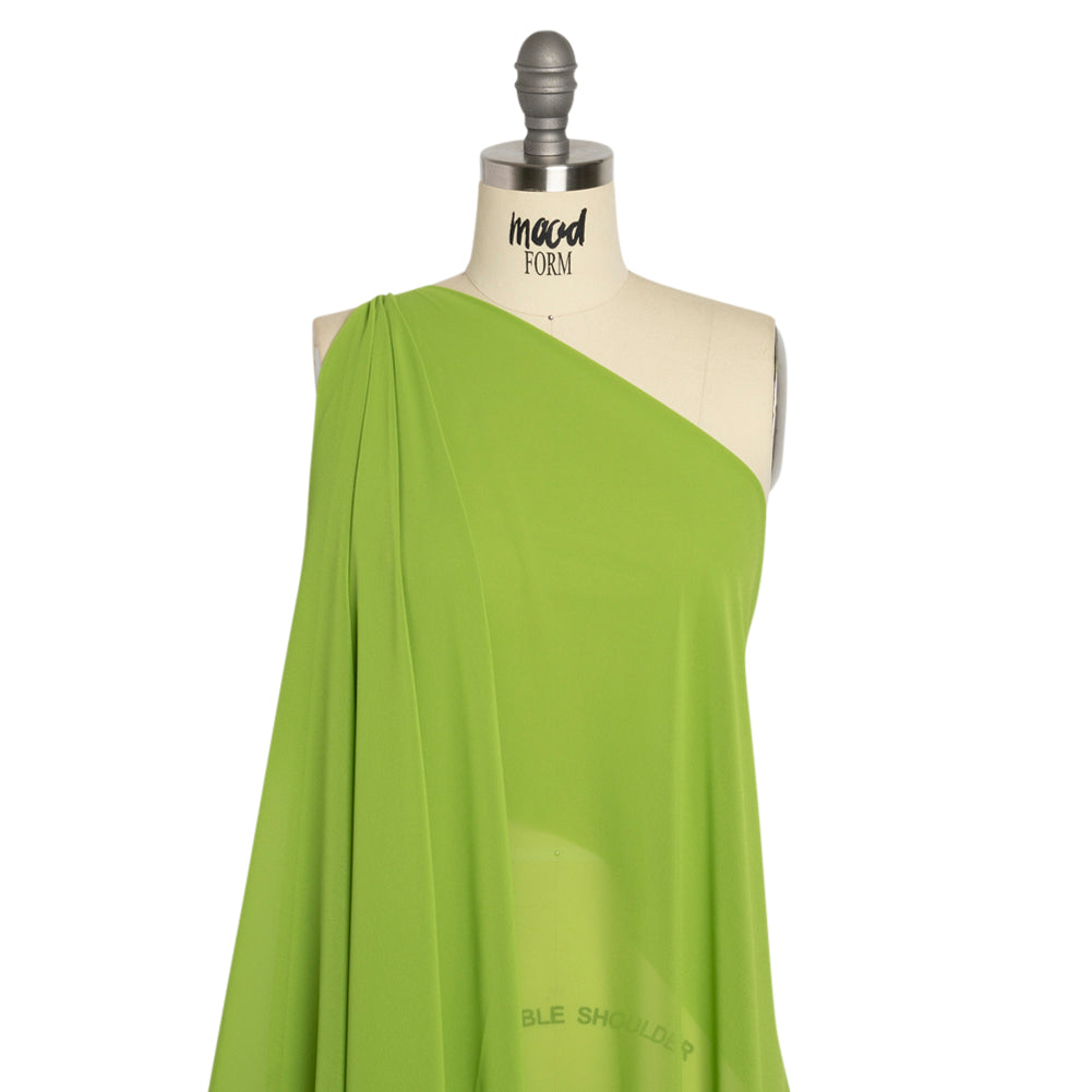 Polyester High-Multi Chiffon - Peridot Green - Netta Collection by Mood - Joann Fabrics