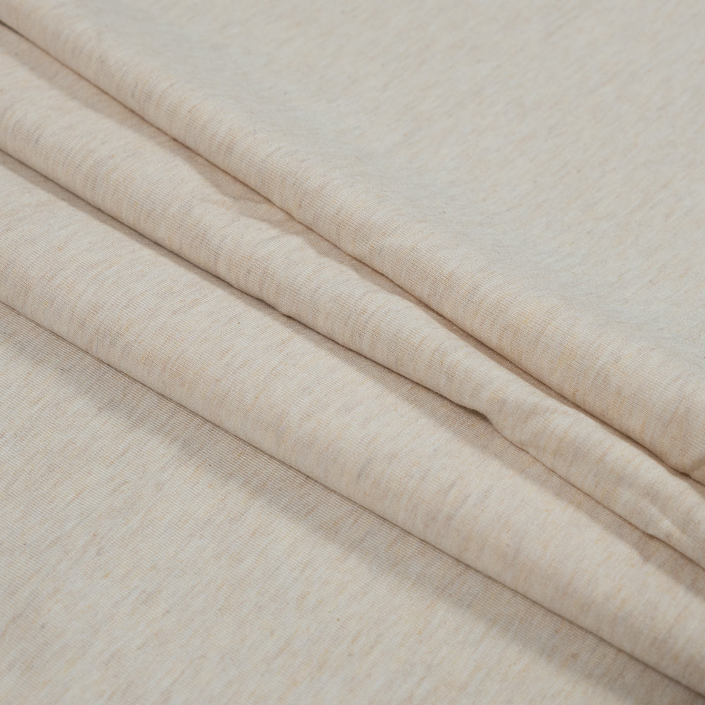 Bamboo Stretch French Terry - Heather Almond - Emei Collection - Joann Fabrics