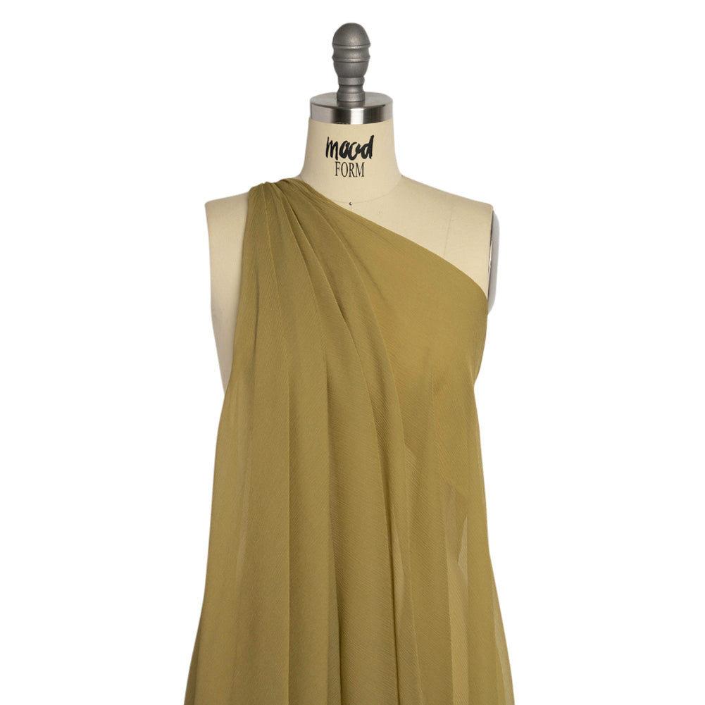 Crinkled Silk Chiffon - Sage Green - Premium Collection - Joann Fabrics