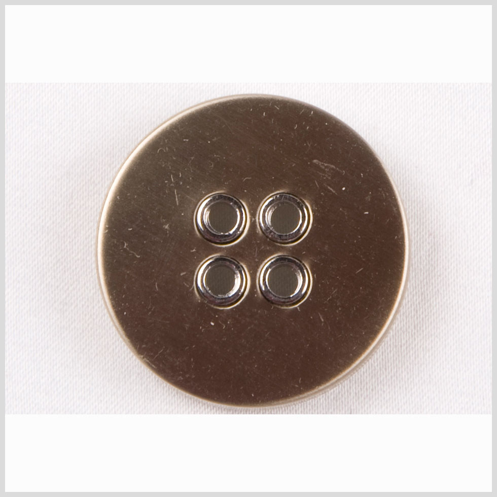 Silver Matte Nickel Metal Coat Button - 32L/20mm - Joann Fabrics