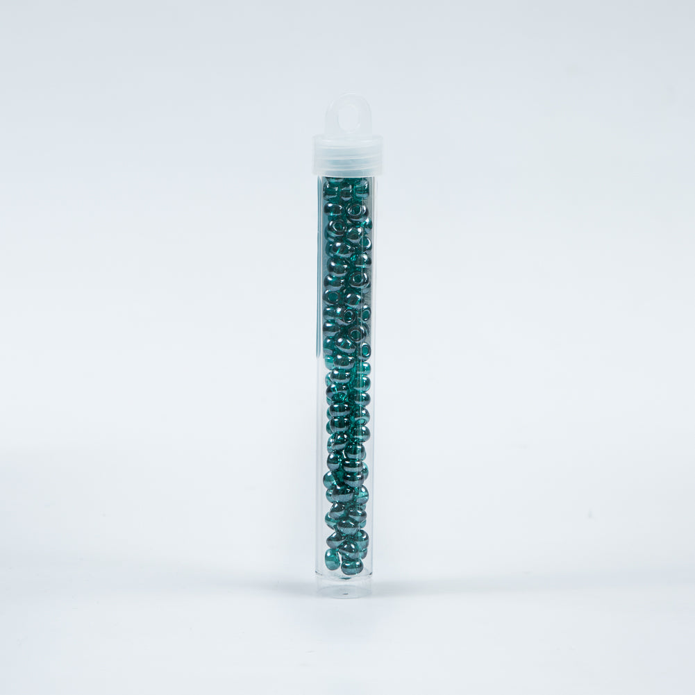 Shiny Teal Green Czech Seed Beads - Size 2 - Joann Fabrics