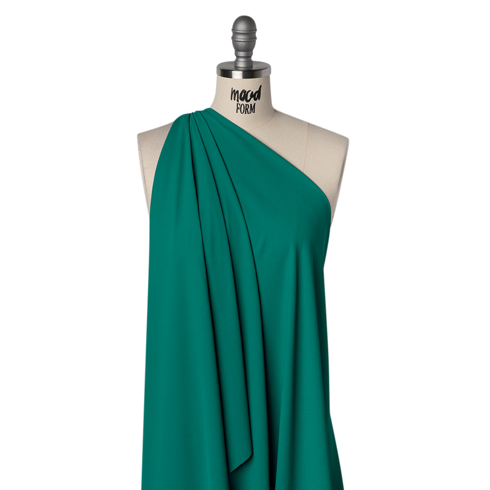 Fluid Polyester Crepe - Sea Green - Designer Deadstock - Joann Fabrics