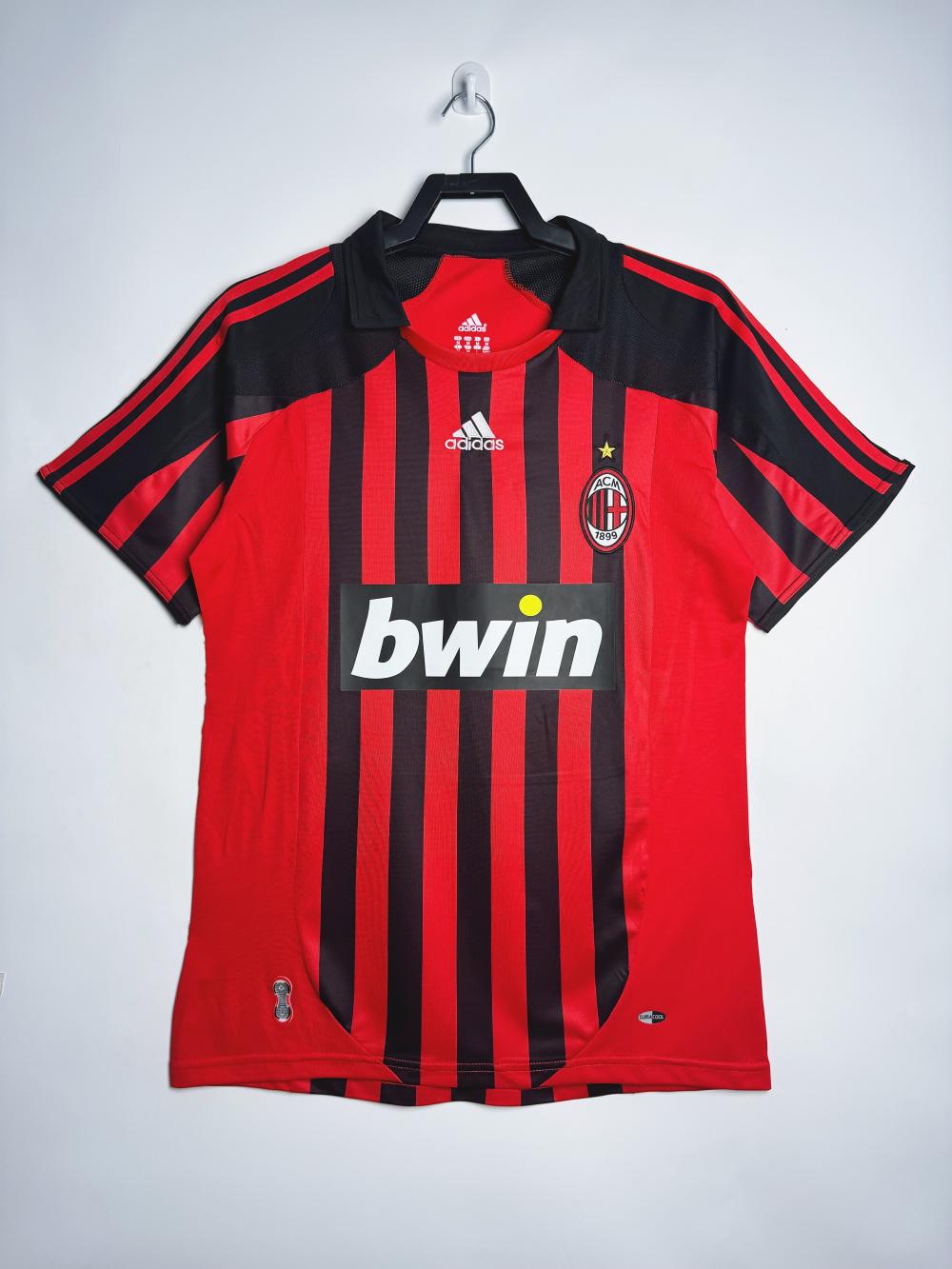 2007/2008 Retro AC Milan Home Football Shirt 1:1 Thai Quality
