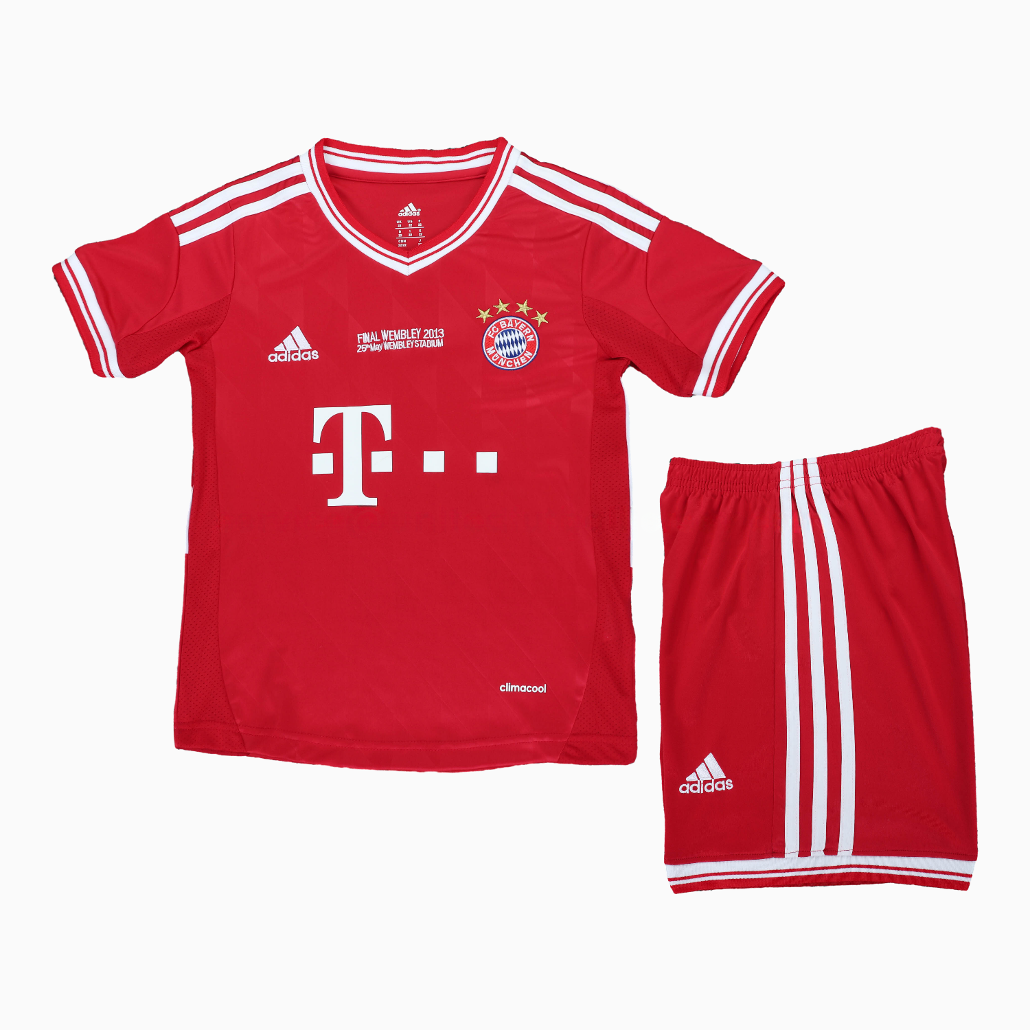 Retro Bayern Munich 2013-14 Home Kids Kit - UnitedFutballJersey