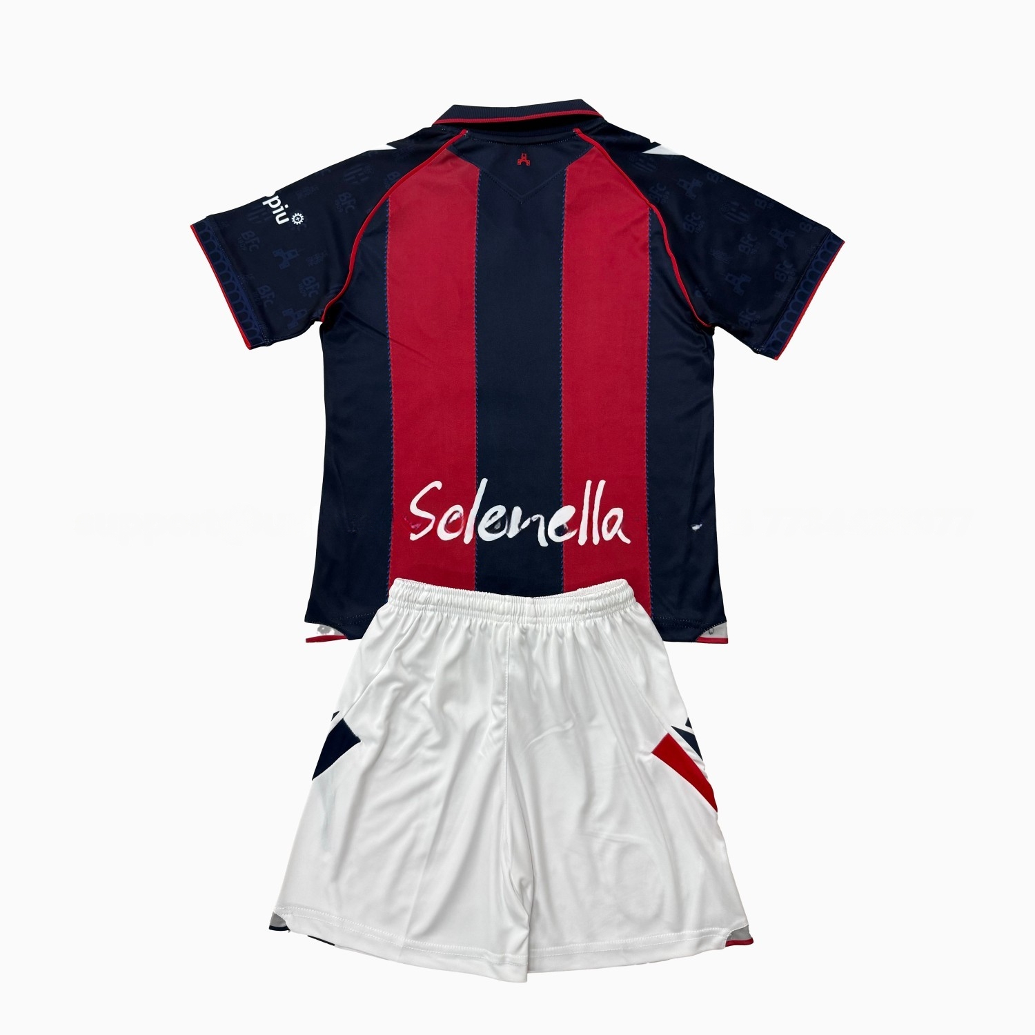 Bologna 26-27 Home Red Blue Kids Kit - UnitedFutballJersey