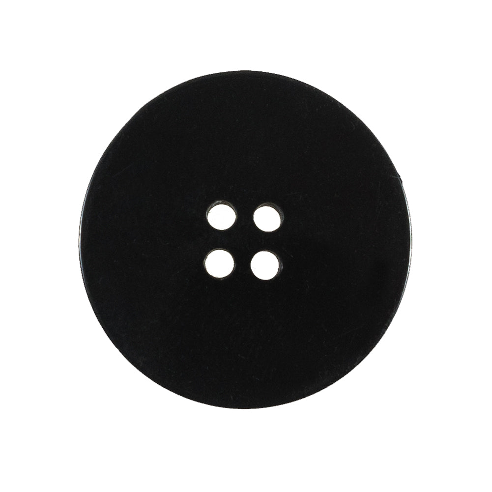 Black 4-Hole Smooth Top Plastic Button - 45L/29mm - Joann Fabrics