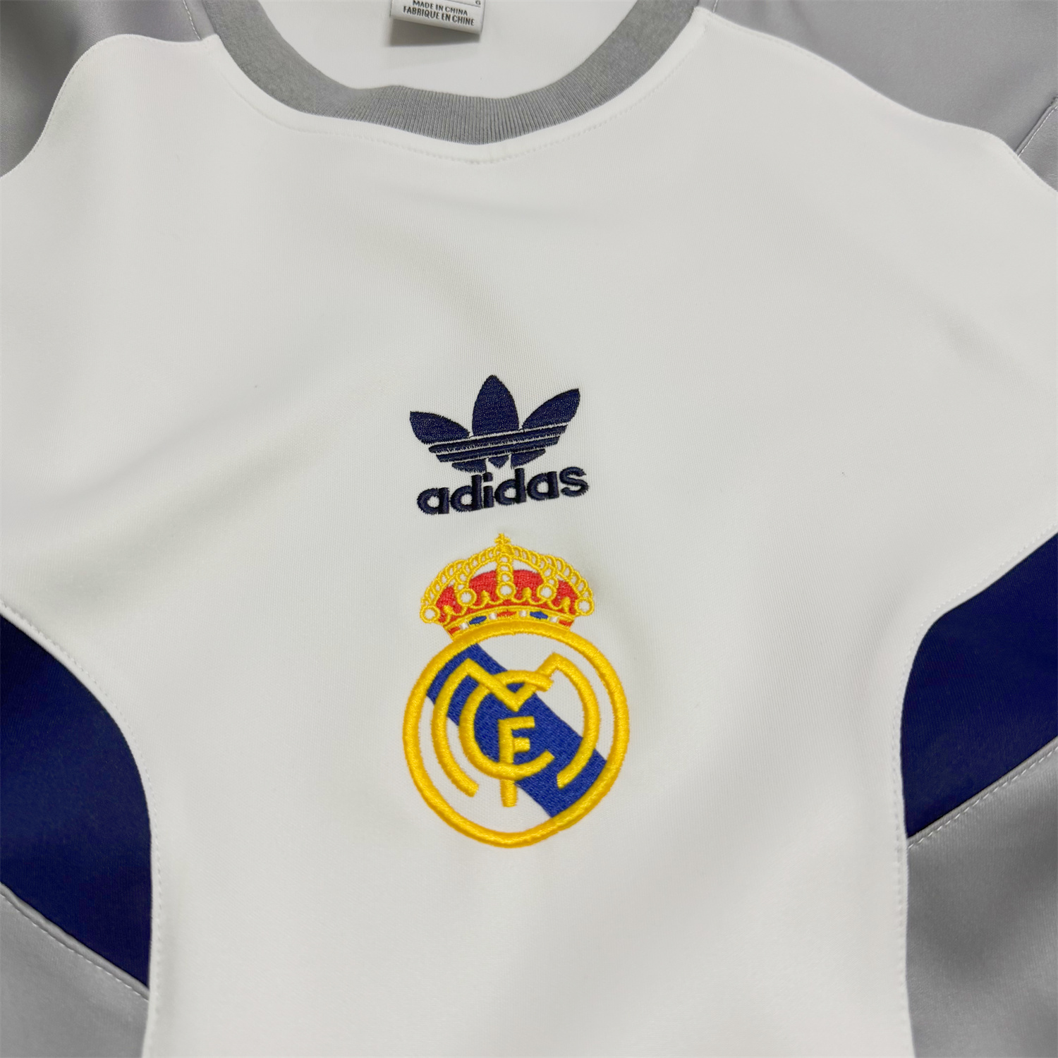 Real Madrid 26-27 White And Grey Retro Style Special Jersey - Fans Version - UnitedFutballJersey