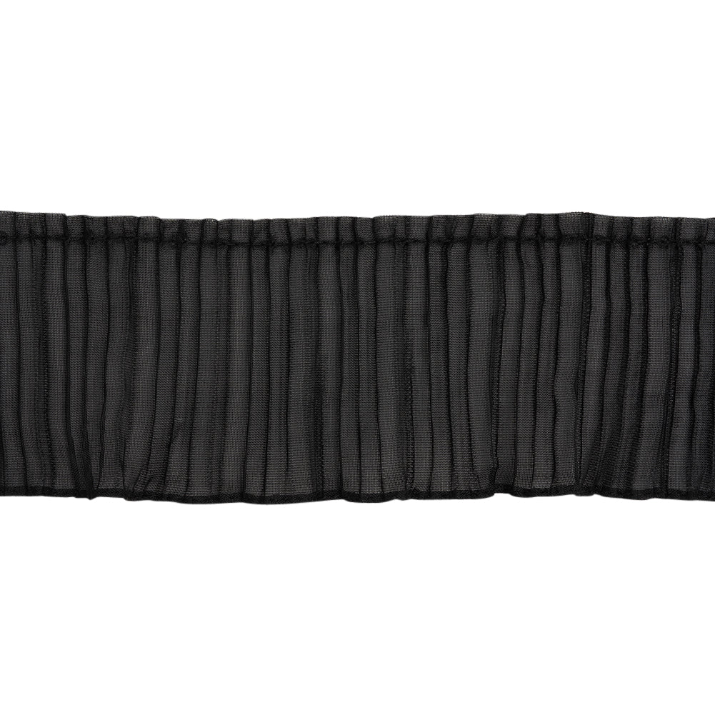 Yaya Han Pleated Ruffle Trim - Black, 3