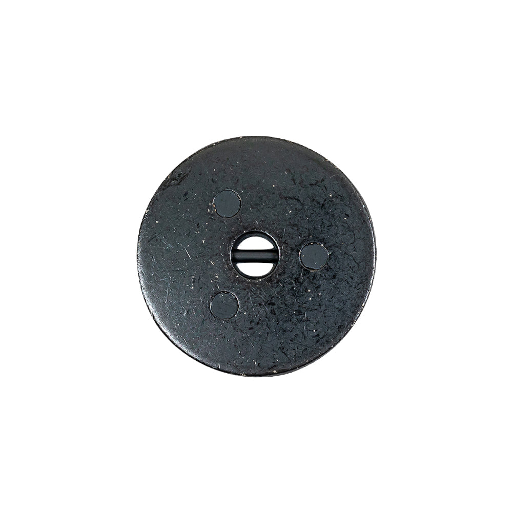 Pewter Textured Narrow Rim 2-Hole Metal Button - 32L/20mm - Joann Fabrics