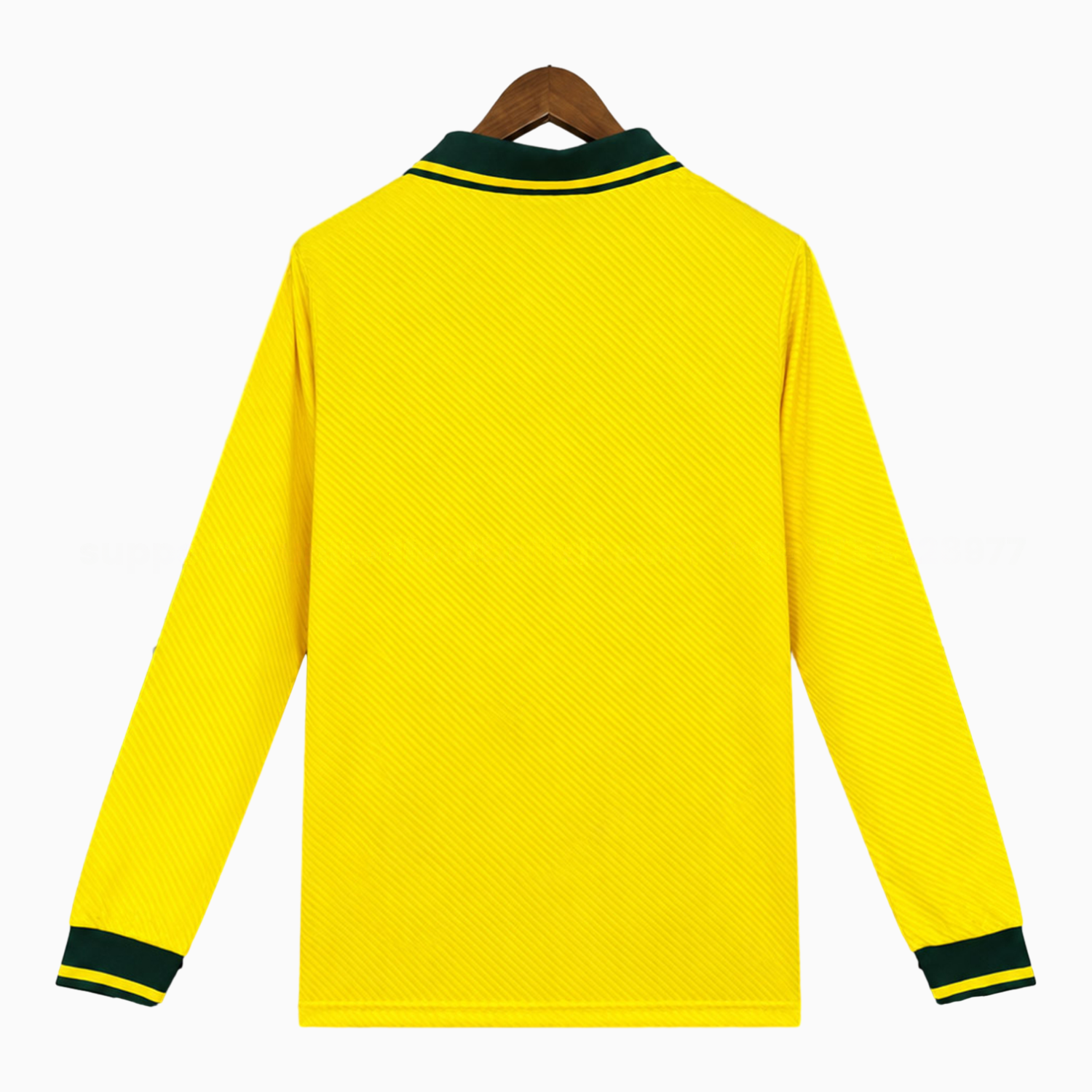 Retro Brazil 1994 Home Long Sleeves Jersey - Fans Version - UnitedFutballJersey