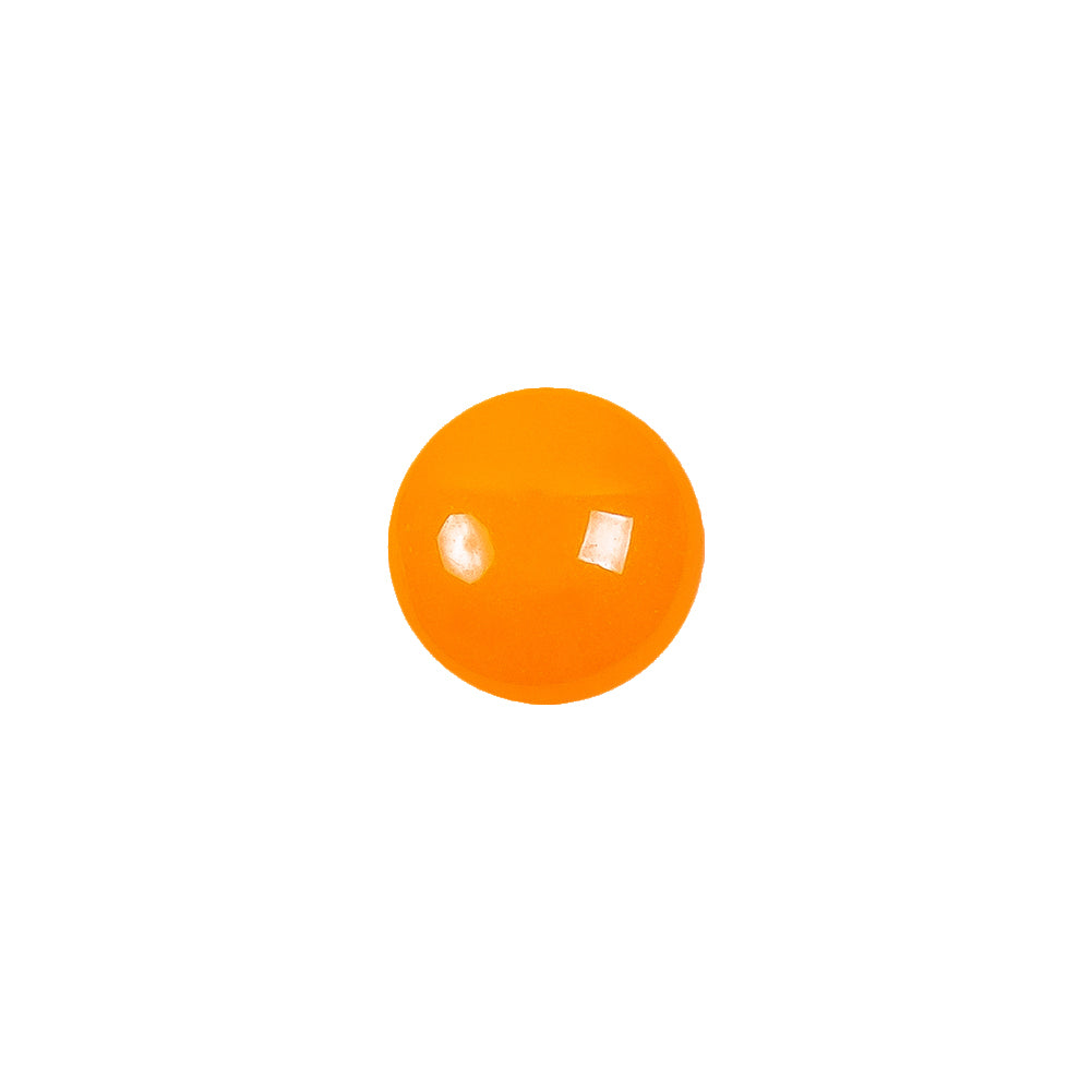 European Orange Self Back Glass Button - 18L/11.5mm - Joann Fabrics