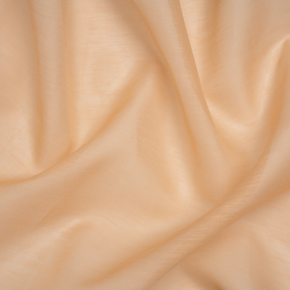 Linen and Silk Scrim - Light Peach - Famous Australian Designer Deadstock - Joann Fabrics