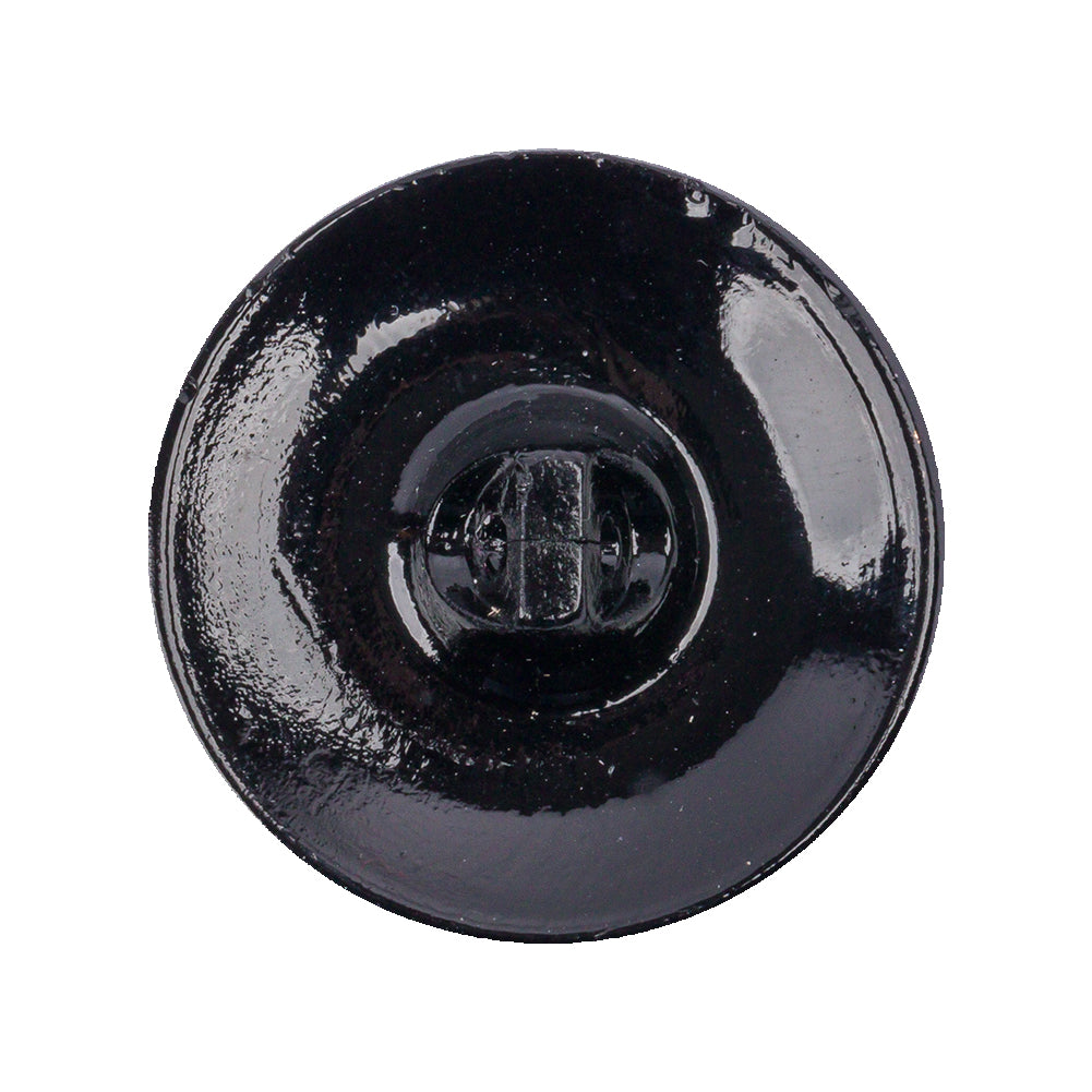 Black and Gold Knotted Glass Shank Back Button - 44L/28mm - Joann Fabrics