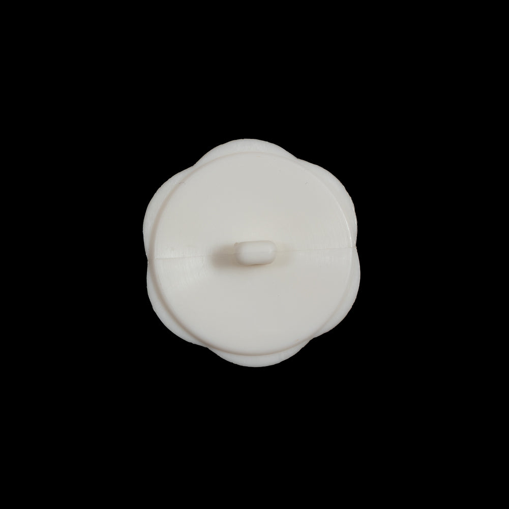 Italian Beige Floral Beveled Shank Back Button - 30L/19mm - Joann Fabrics