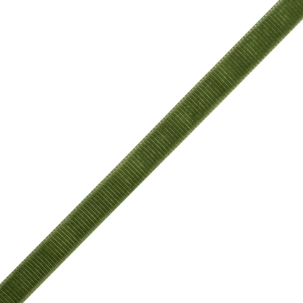 Grosgrain Ribbed Velvet Ribbon Trim Made in Italy - 0.375