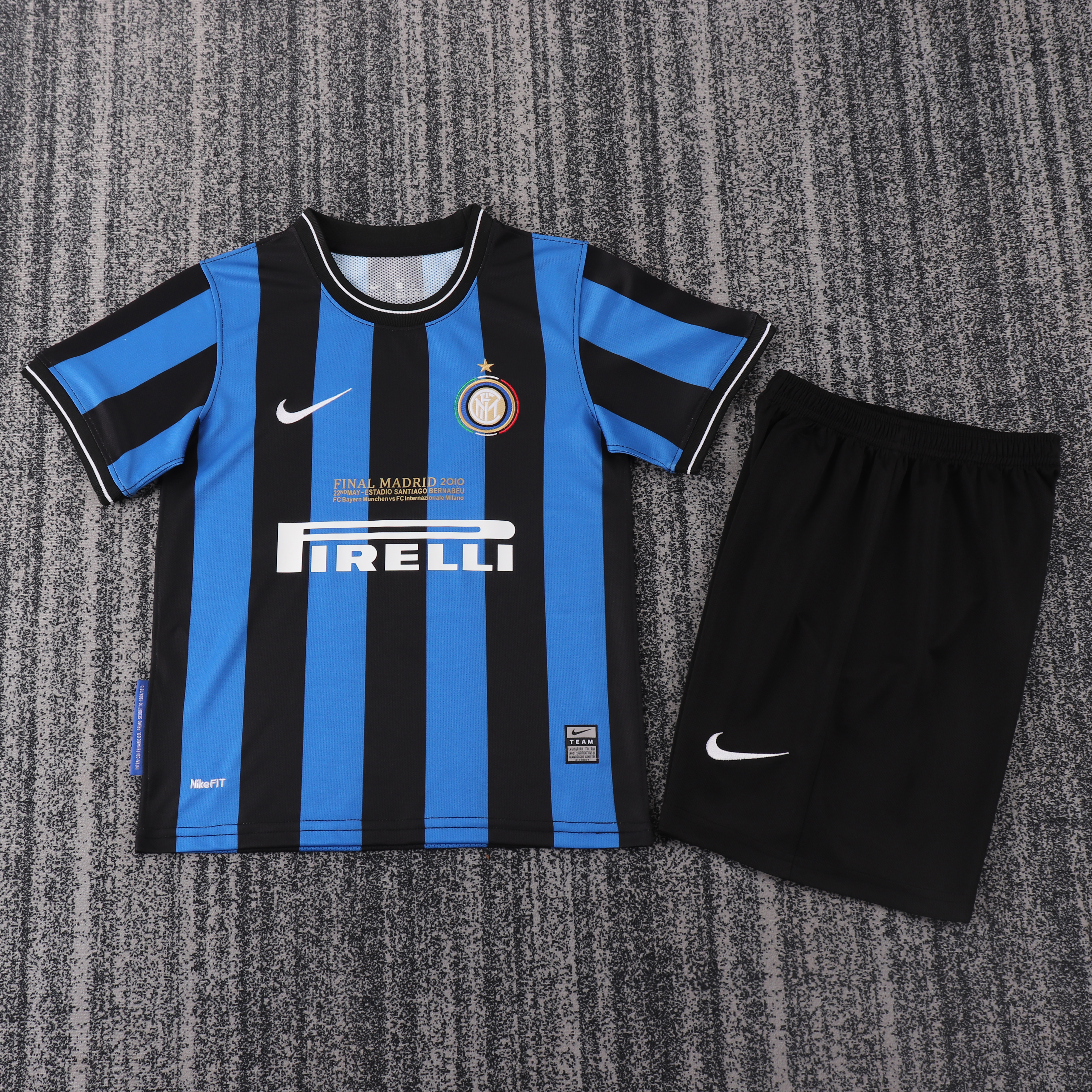 2009-2010 Retro Inter Milan Home Football Jersey 1:1 Thai Quality Kids Size