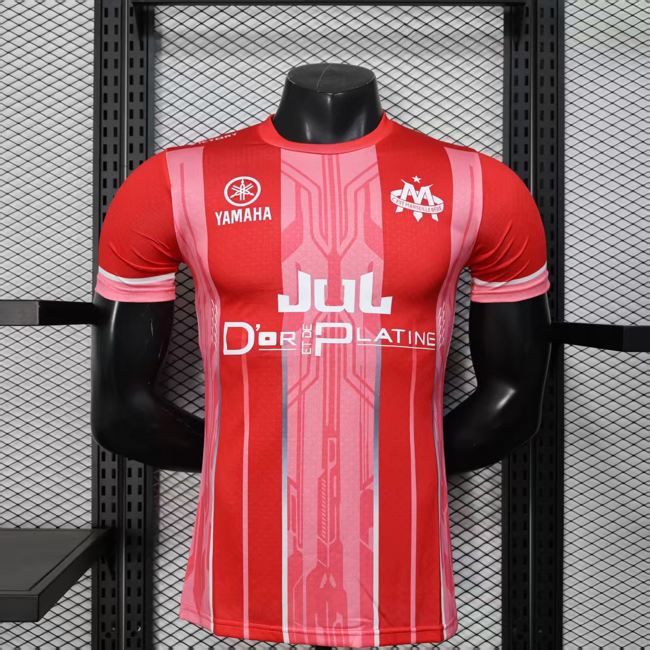2025/2026 Player Version Olympique de Marseille Special edition Red Football Jersey 1:1 Thai Quality