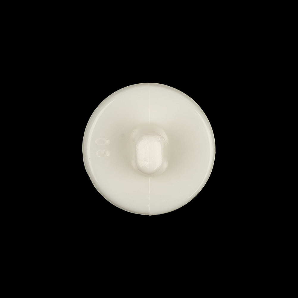 Italian White Radial Cone Shaped Shank Back Button - 30L/19mm - Joann Fabrics