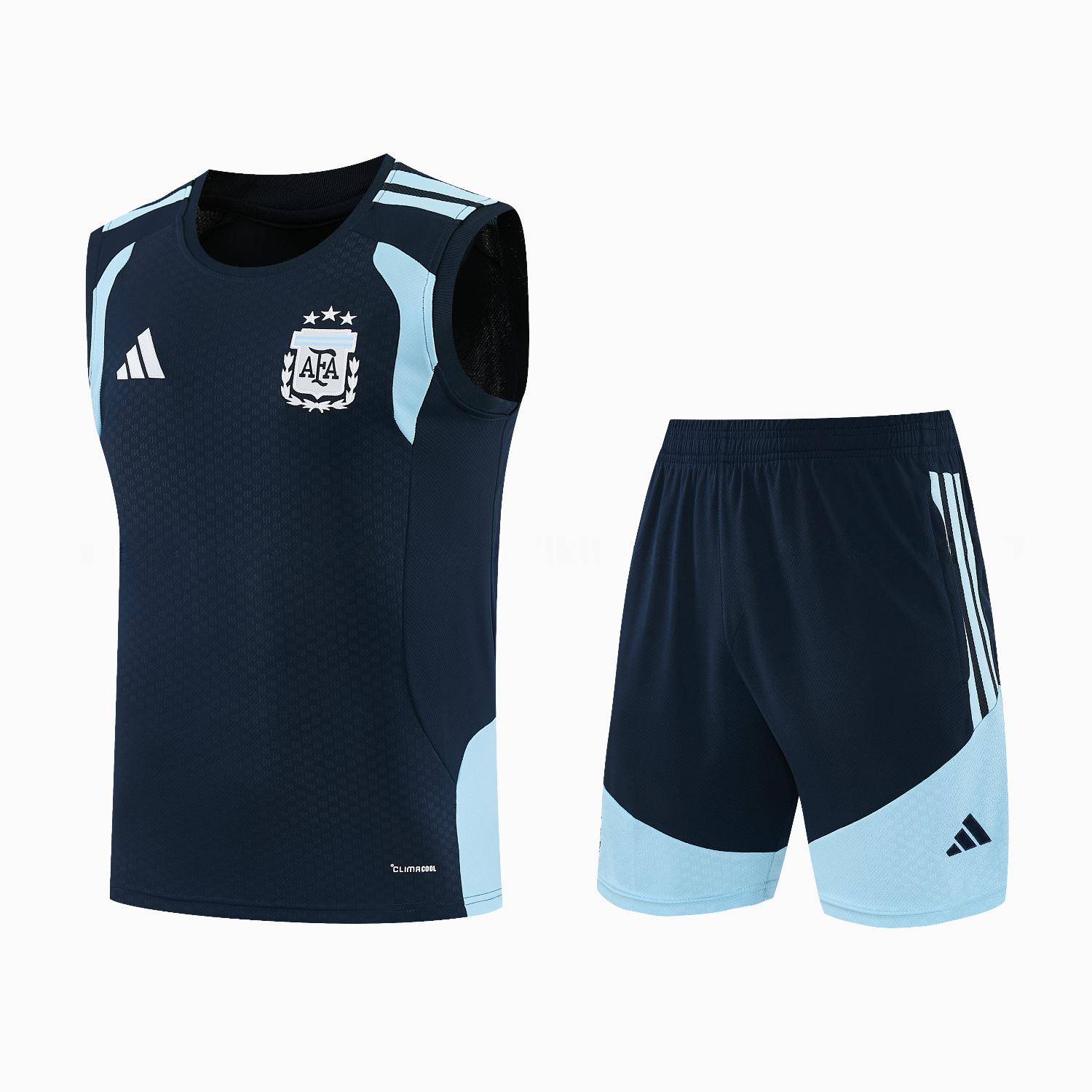 Argentina 2026 Vest Training Set - Dark Blue Top & Dark Blue Pants - UnitedFutballJersey
