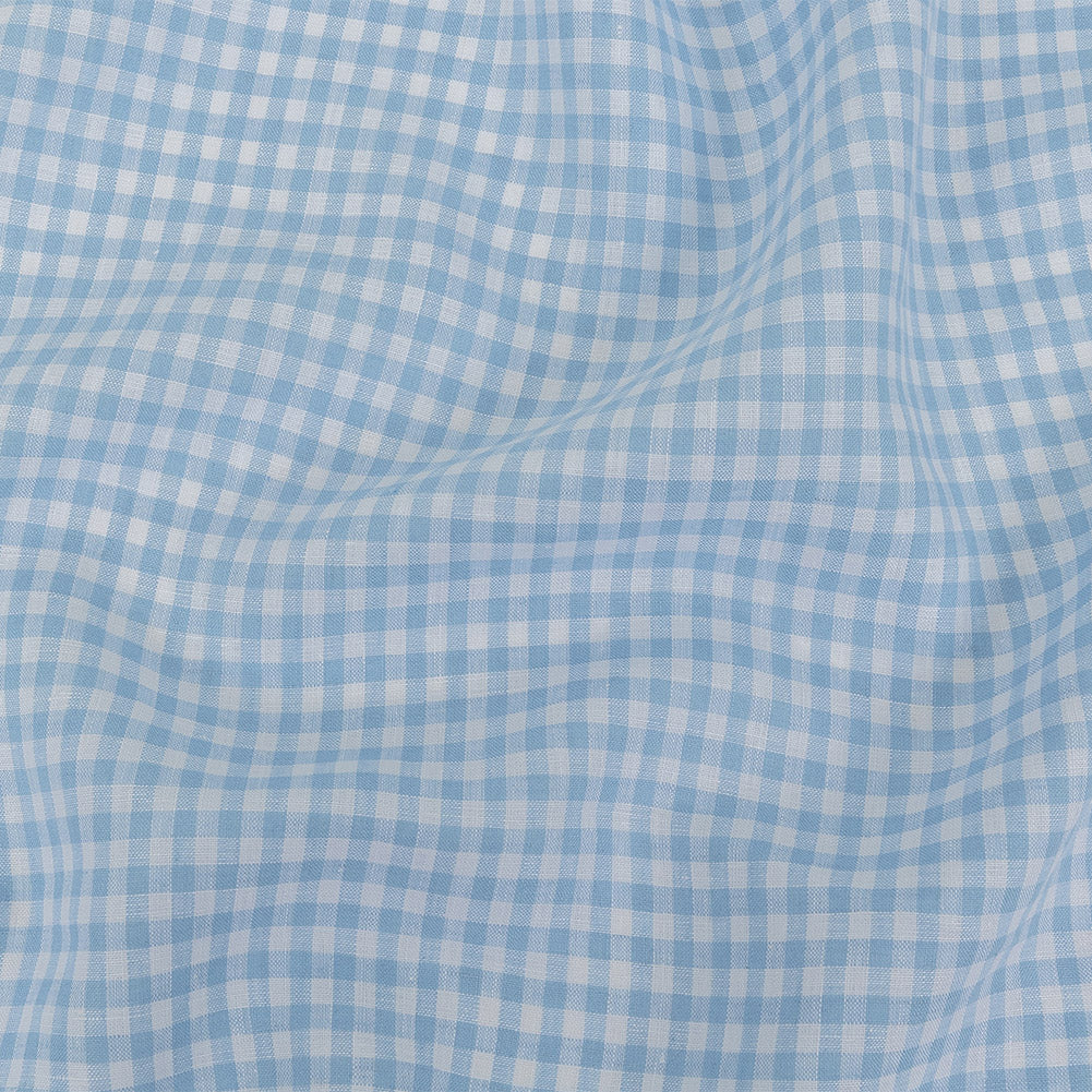 Linen Gingham - Cool Blue and White - Torres Collection - Joann Fabrics