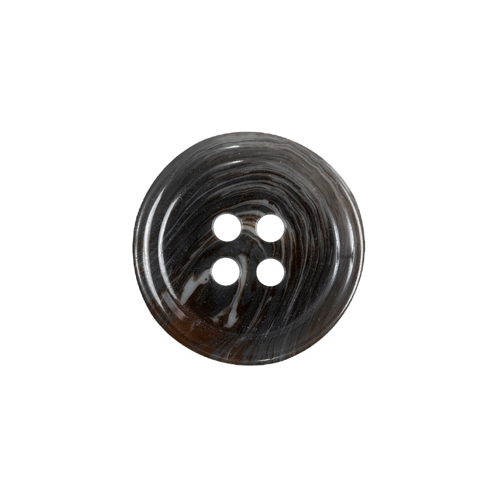 After Dark and White Translucent Swirl 4-Hole Plastic Button - 32L/20mm - Joann Fabrics