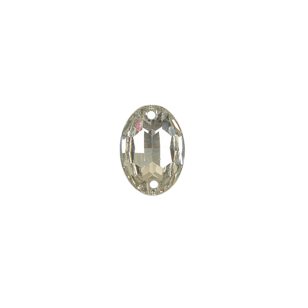 Vintage Crystal Faceted Oval Sew-on Imitation Stone - 16mm x 11mm - Joann Fabrics