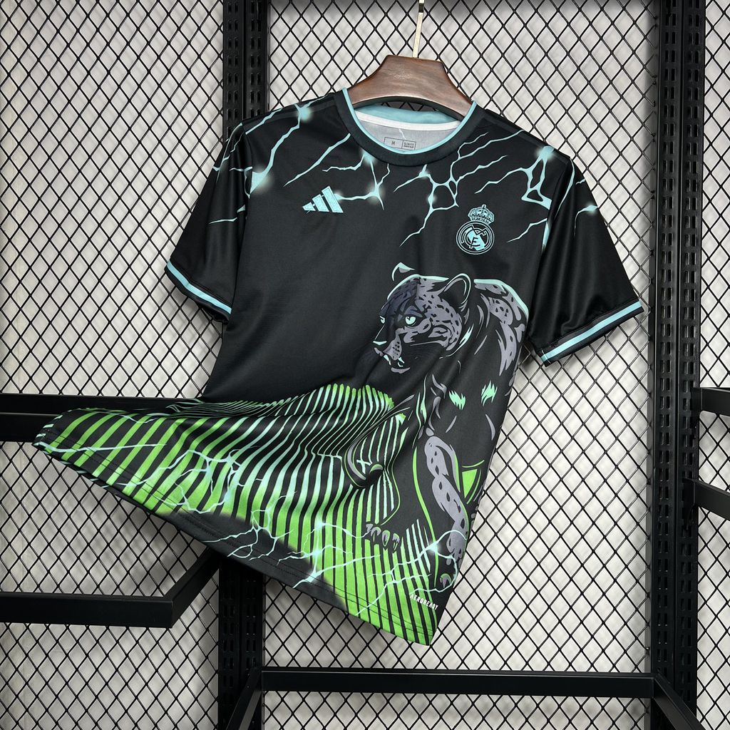 2024/2025 Real Madrid Special Edition Black And Green Jersey 1:1 Thai Quality