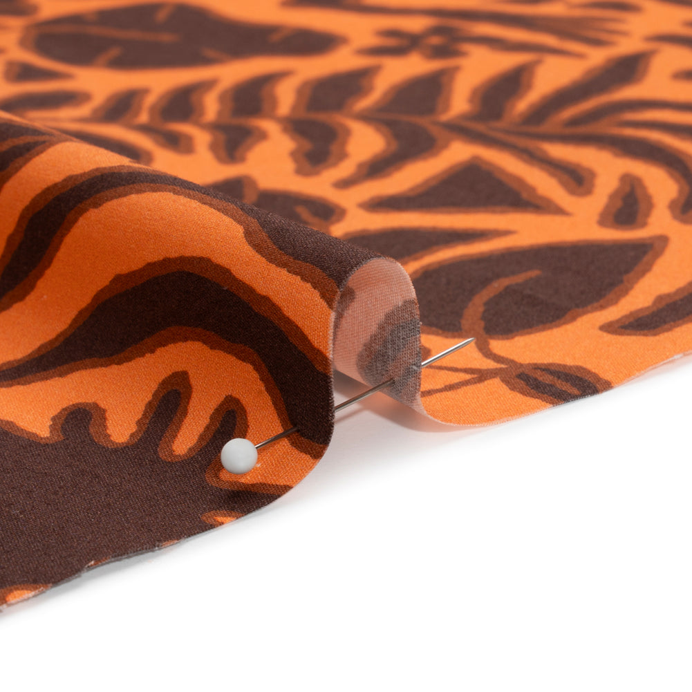 Mood Exclusive Orange Folklore Fundamentals Stretch Cotton Poplin - Joann Fabrics