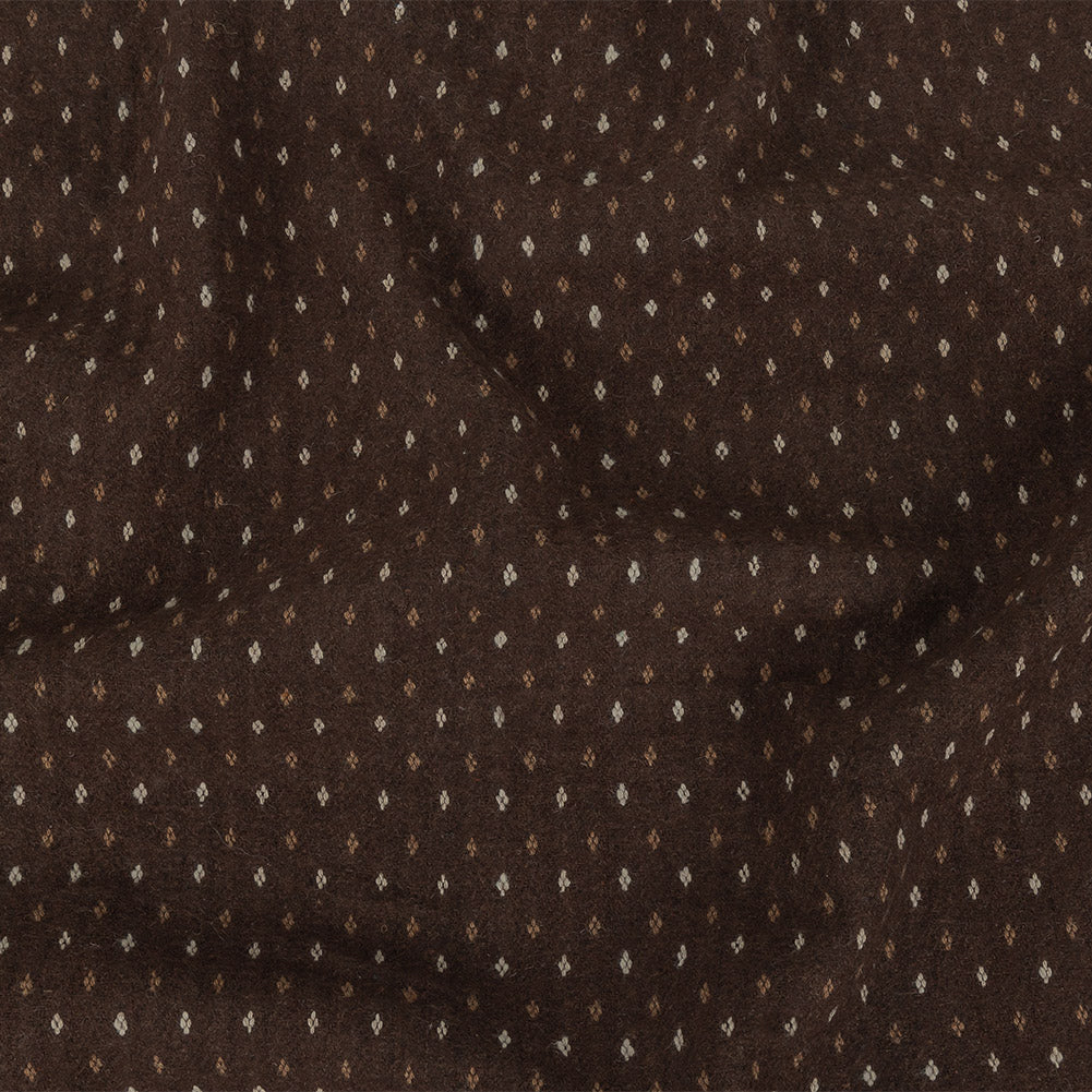 Brown, Otter and Sugar Swizzle Diamonds Brushed Blended Cotton Jacquard - Joann Fabrics
