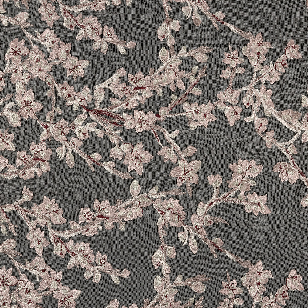 Angelino Pink Floral Embroidered Lace - Joann Fabrics