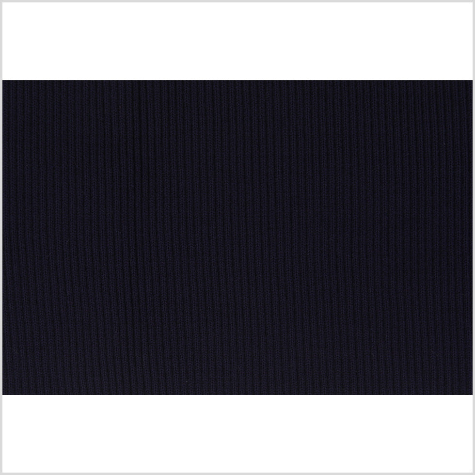 Dark Navy Rib Knit Trim - 7