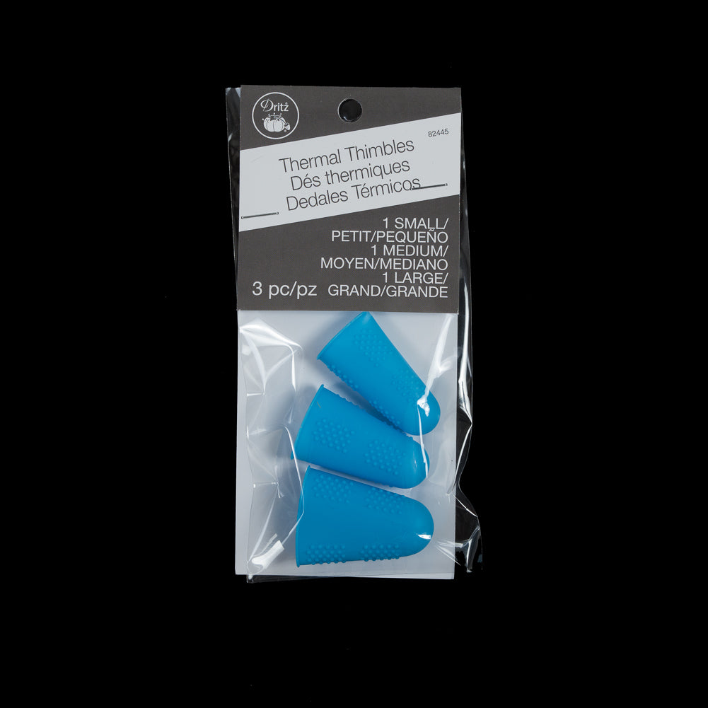 3 Blue Thermal Thimbles - Assorted Sizes - Joann Fabrics