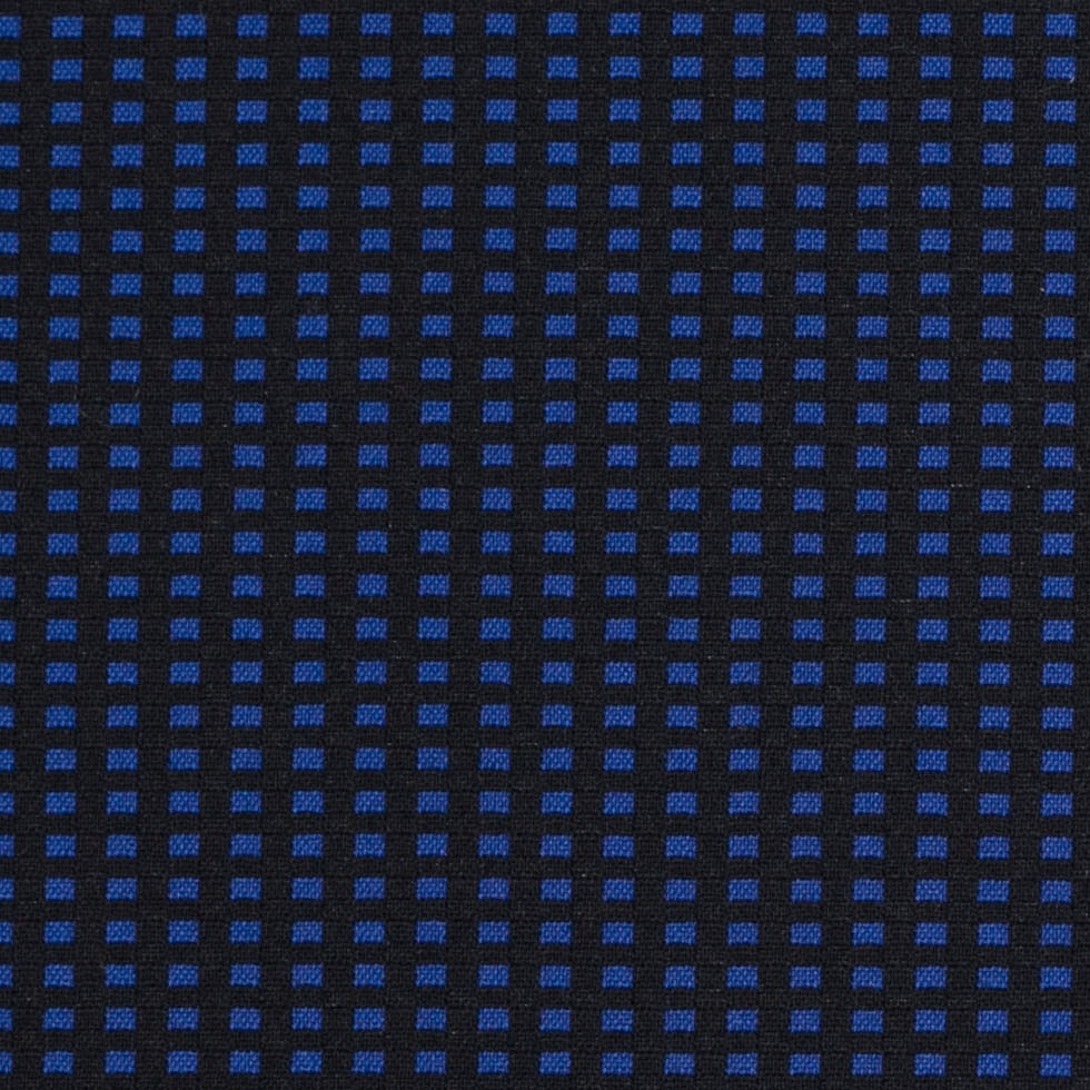 Geometric Black and Blue Blended Cotton Woven - Joann Fabrics