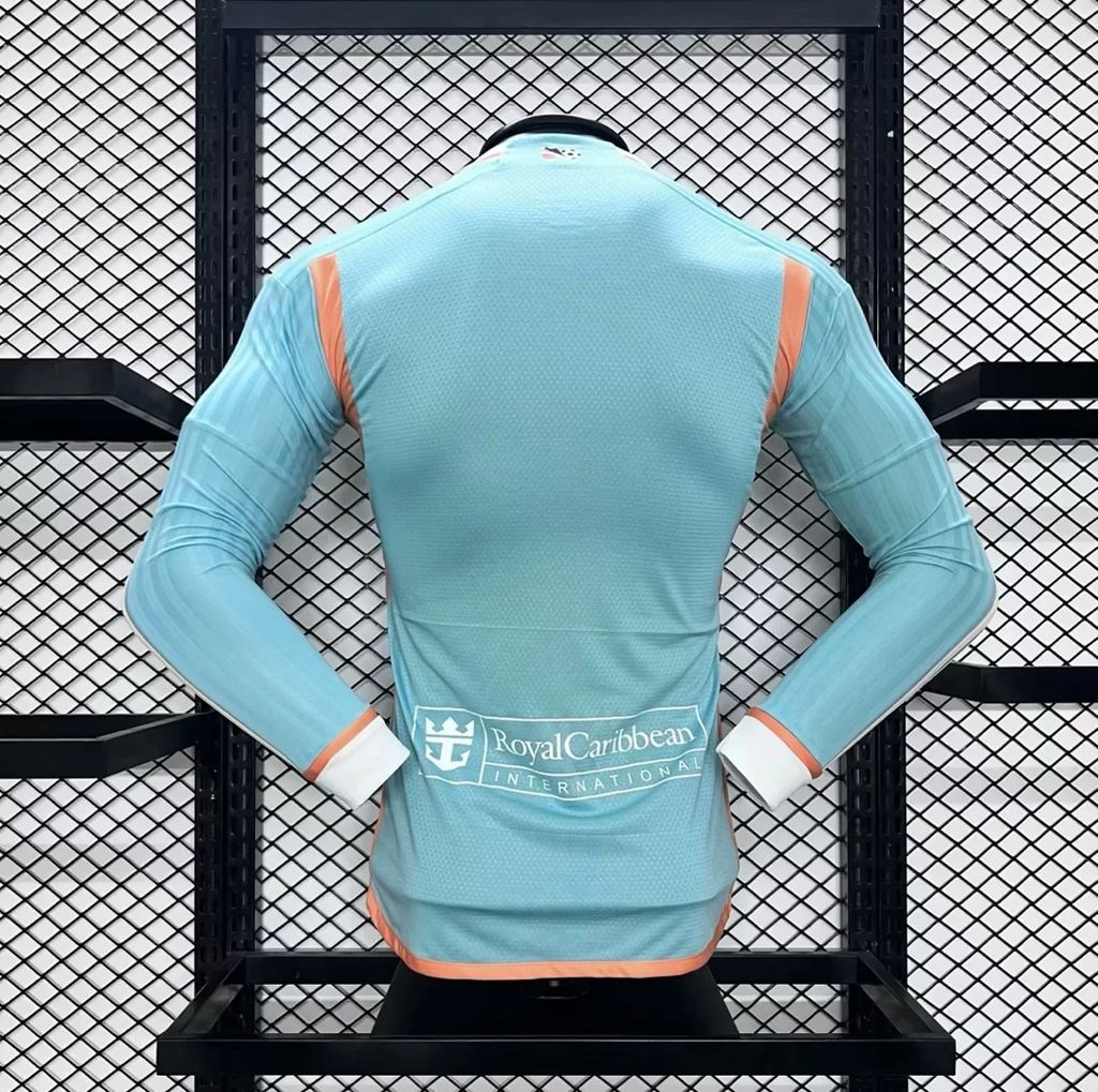 2024/2025 Long Sleeves Inter Miami Third Away Player Version Soccer Jersey 1:1 Thai Quality
