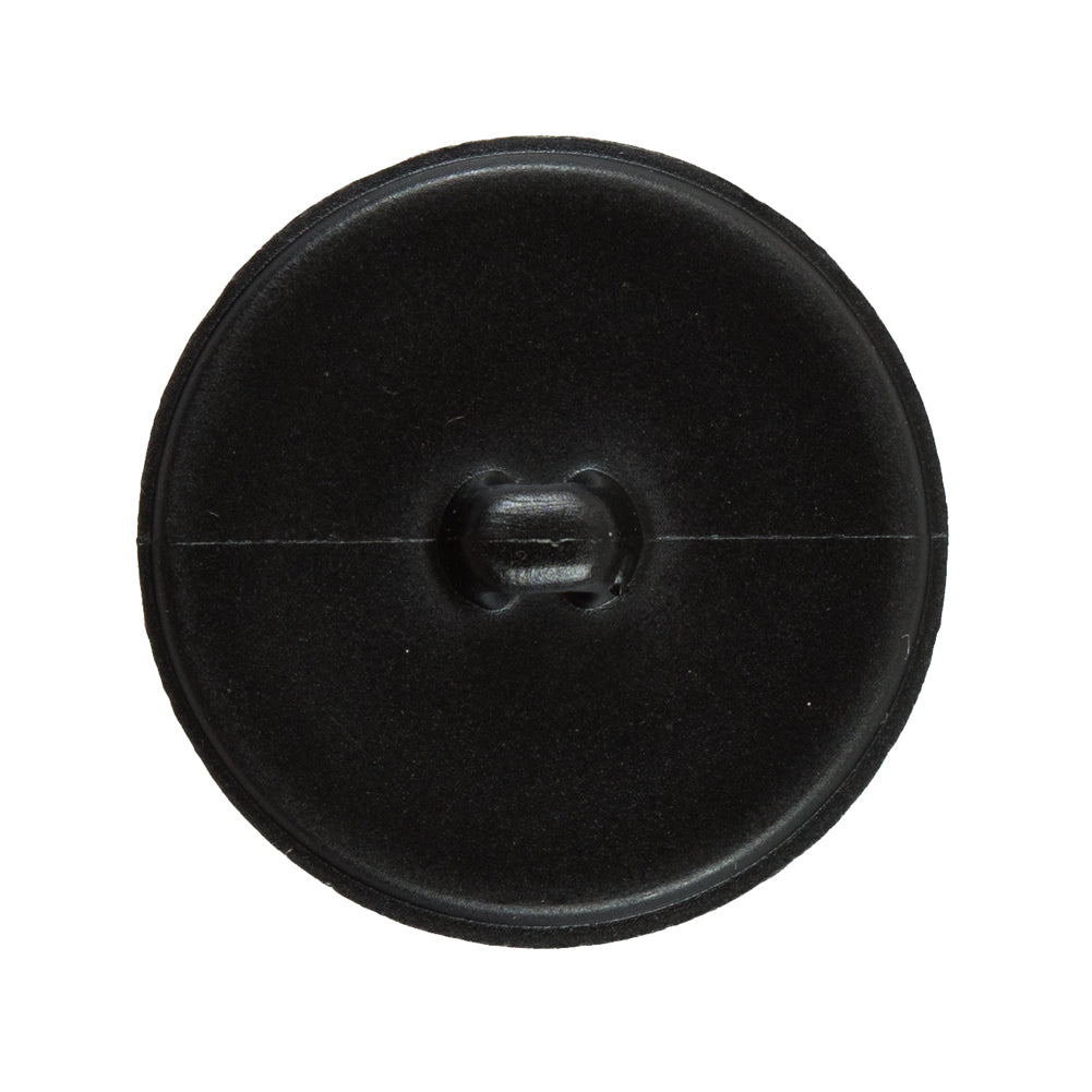 Italian Black Faux Leather Plastic Button - 48L/30.5mm - Joann Fabrics