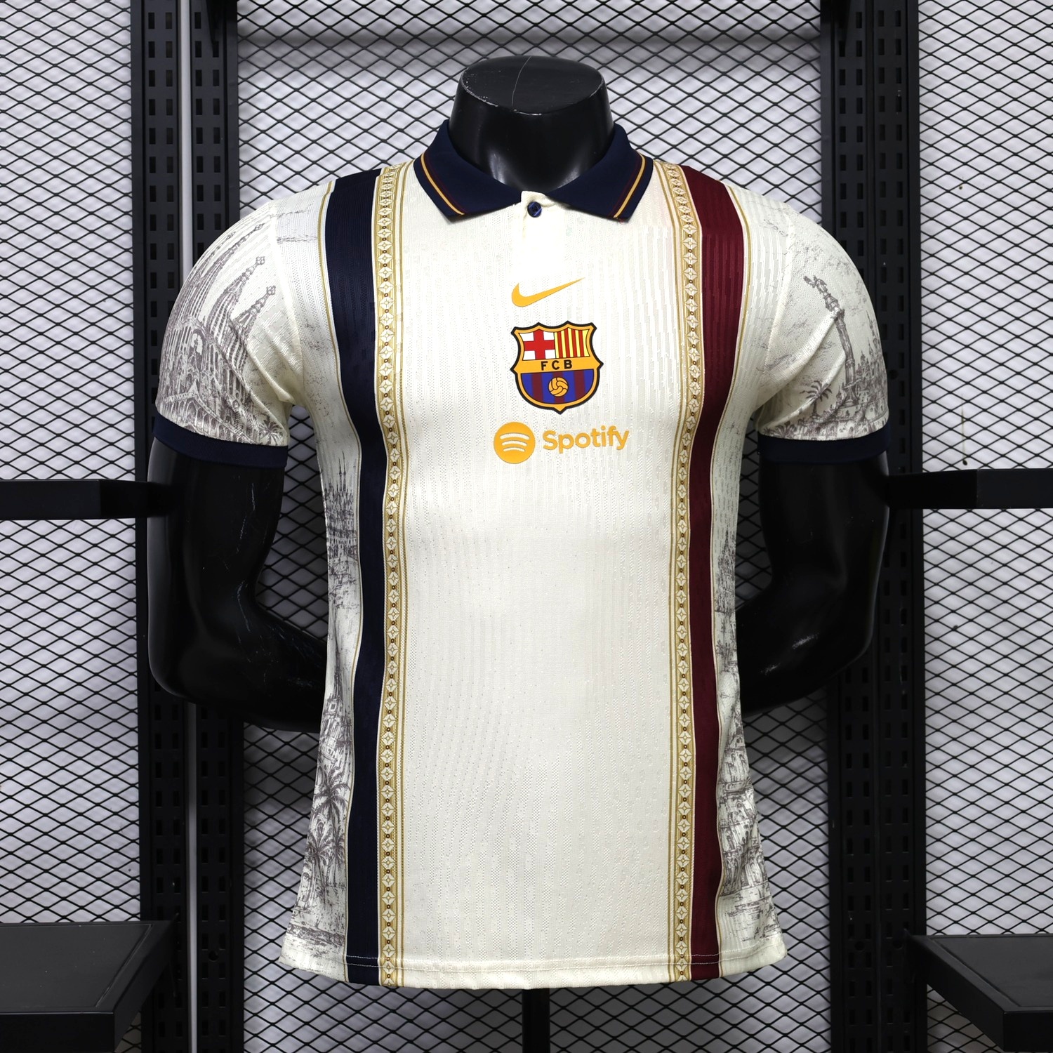 Barcelona 26-27 White Special Jersey - Player Version - UnitedFutballJersey