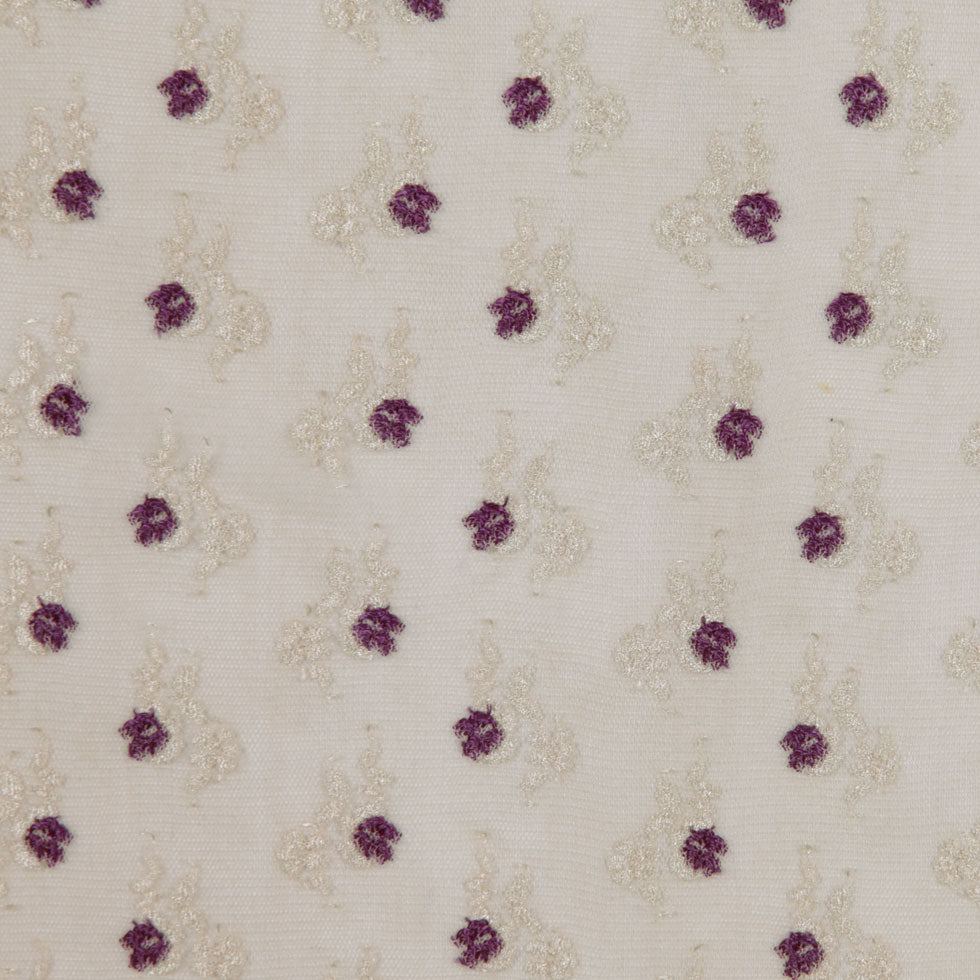 Antique Gold and Eggplant Stretch Floral Lace - Joann Fabrics