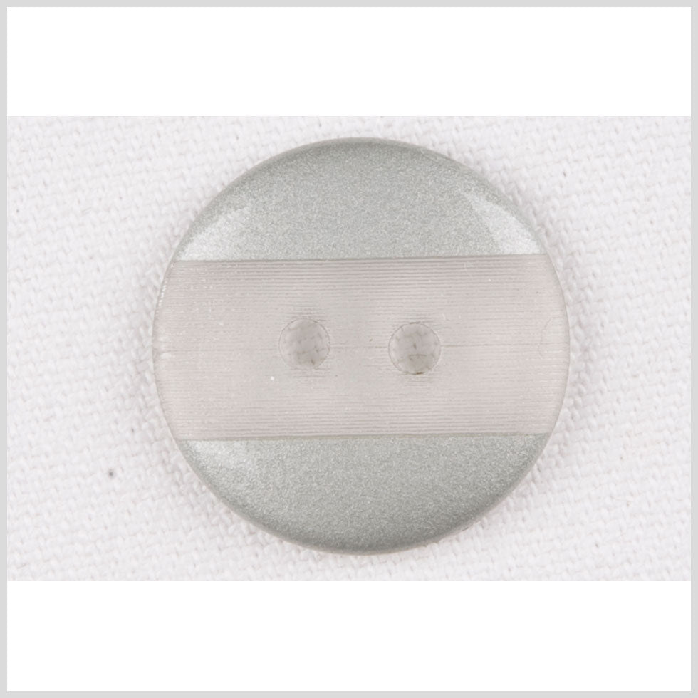 Plastic 2-Hole Button - 32L/20mm - Light Gray Engraved Ribbing Stripe - Joann Fabrics