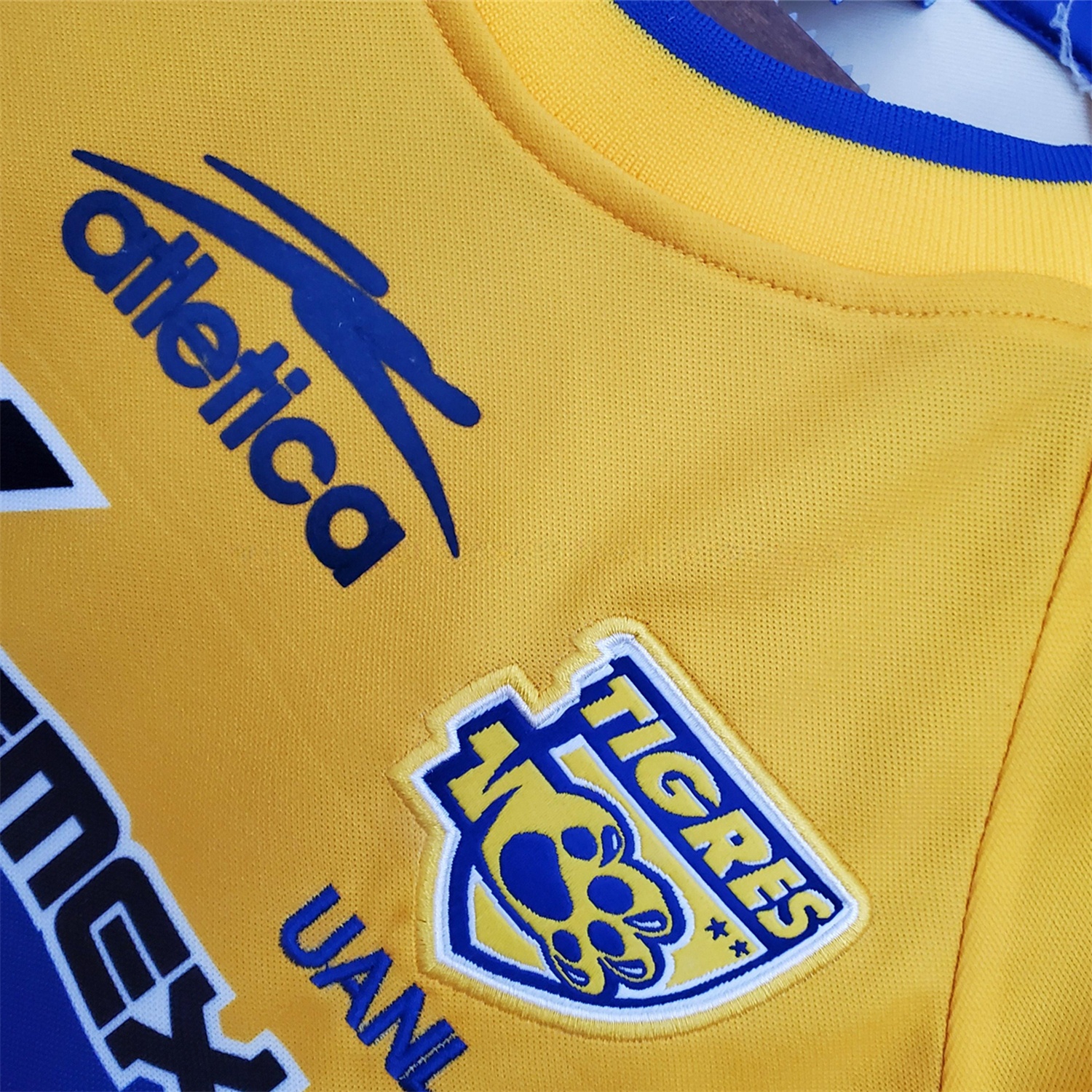 Retro Tigres UANL 2001-02 Home Jersey - UnitedFutballJersey