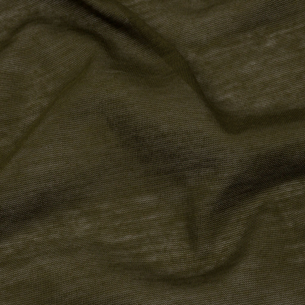 Famous Designer Seaweed Green Featherweight Cotton Jersey - Joann Fabrics