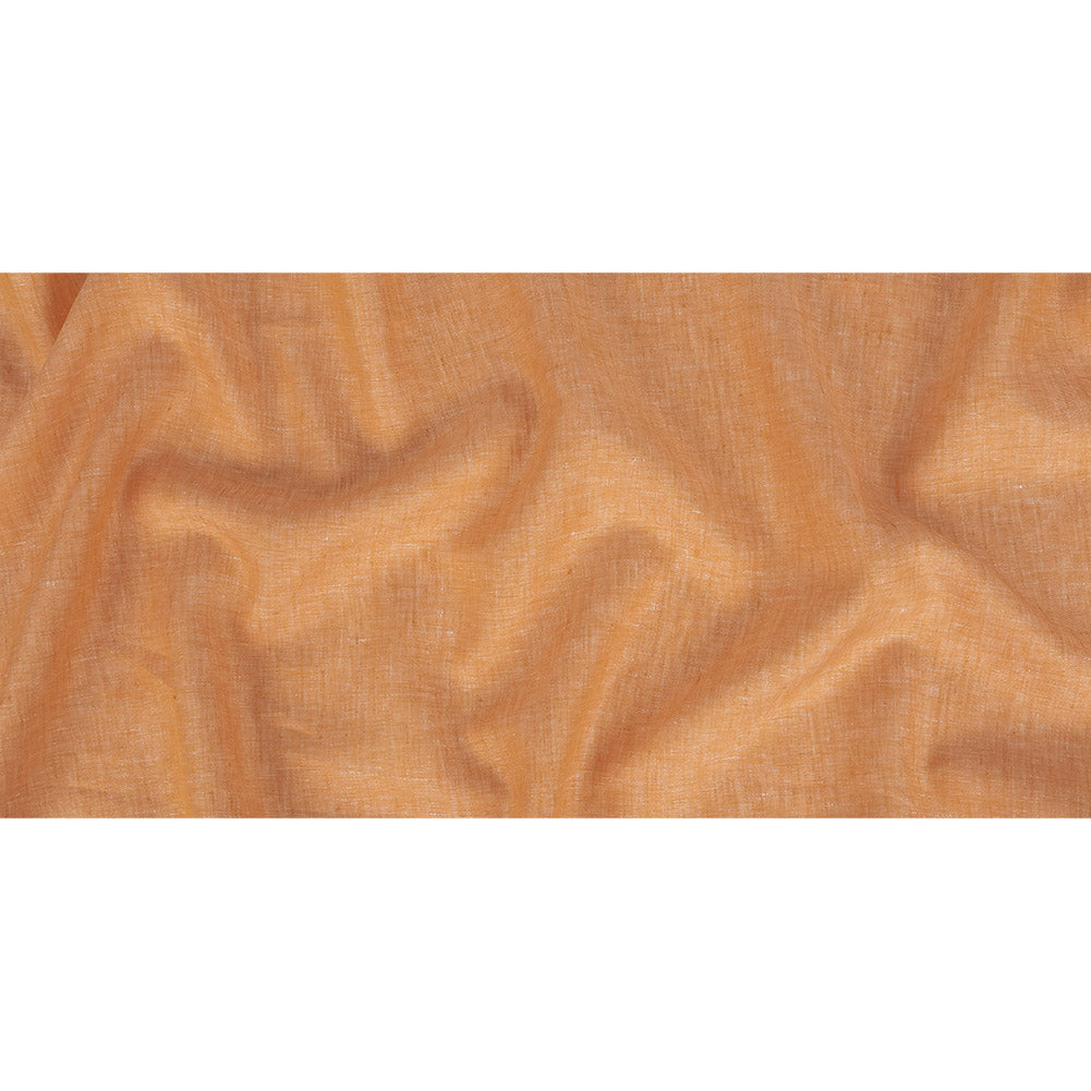 Lightweight Linen Chambray - Heathered Muskmelon - Minerva Collection - Joann Fabrics