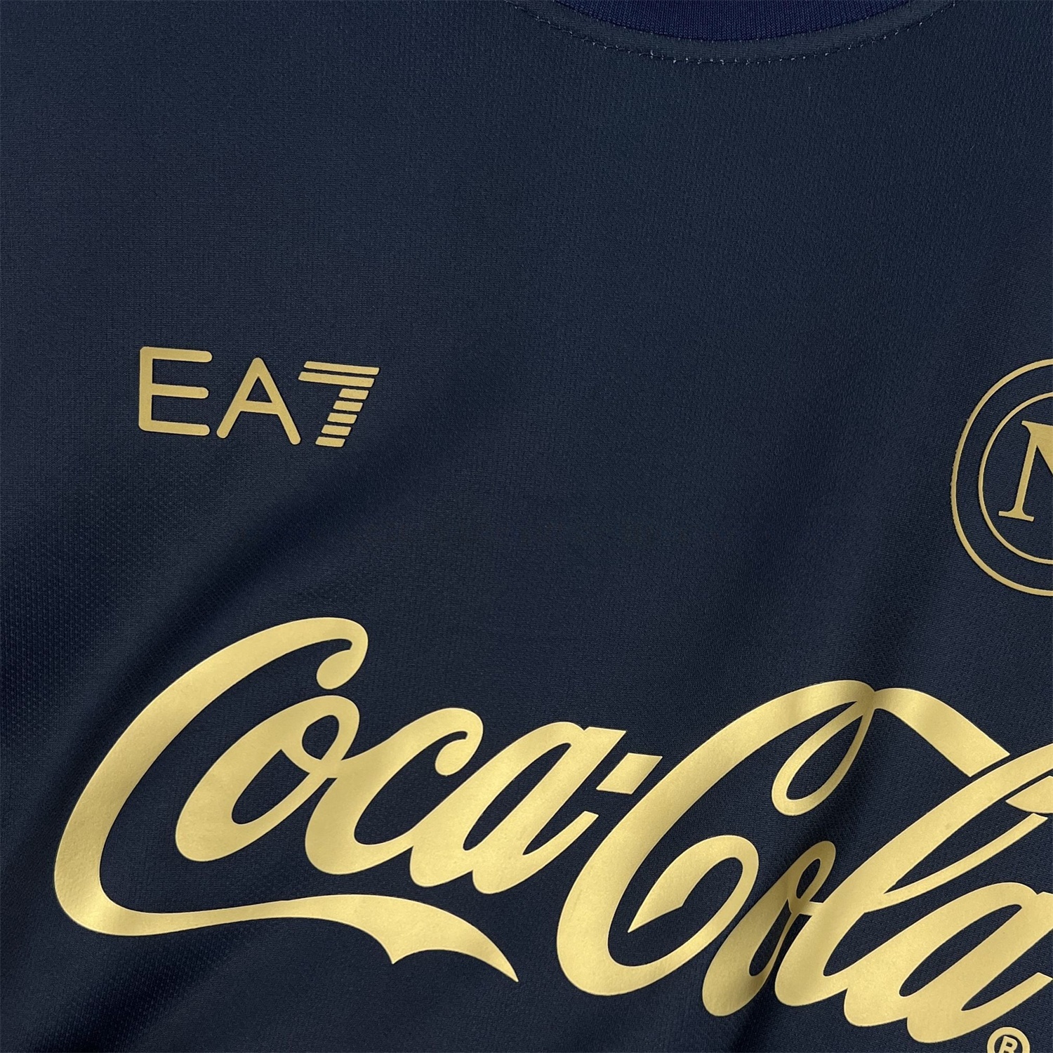Napoli 25-26 CocaCola Dark Blue Special Long Sleeves Jersey - Fans Version - UnitedFutballJersey